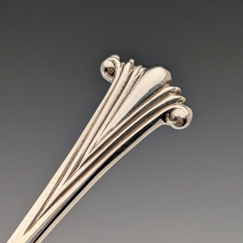 1894年 英国アンティーク 純銀製ティースプーン12本セット 計118g ケース入 Goldsmiths&Silversmiths